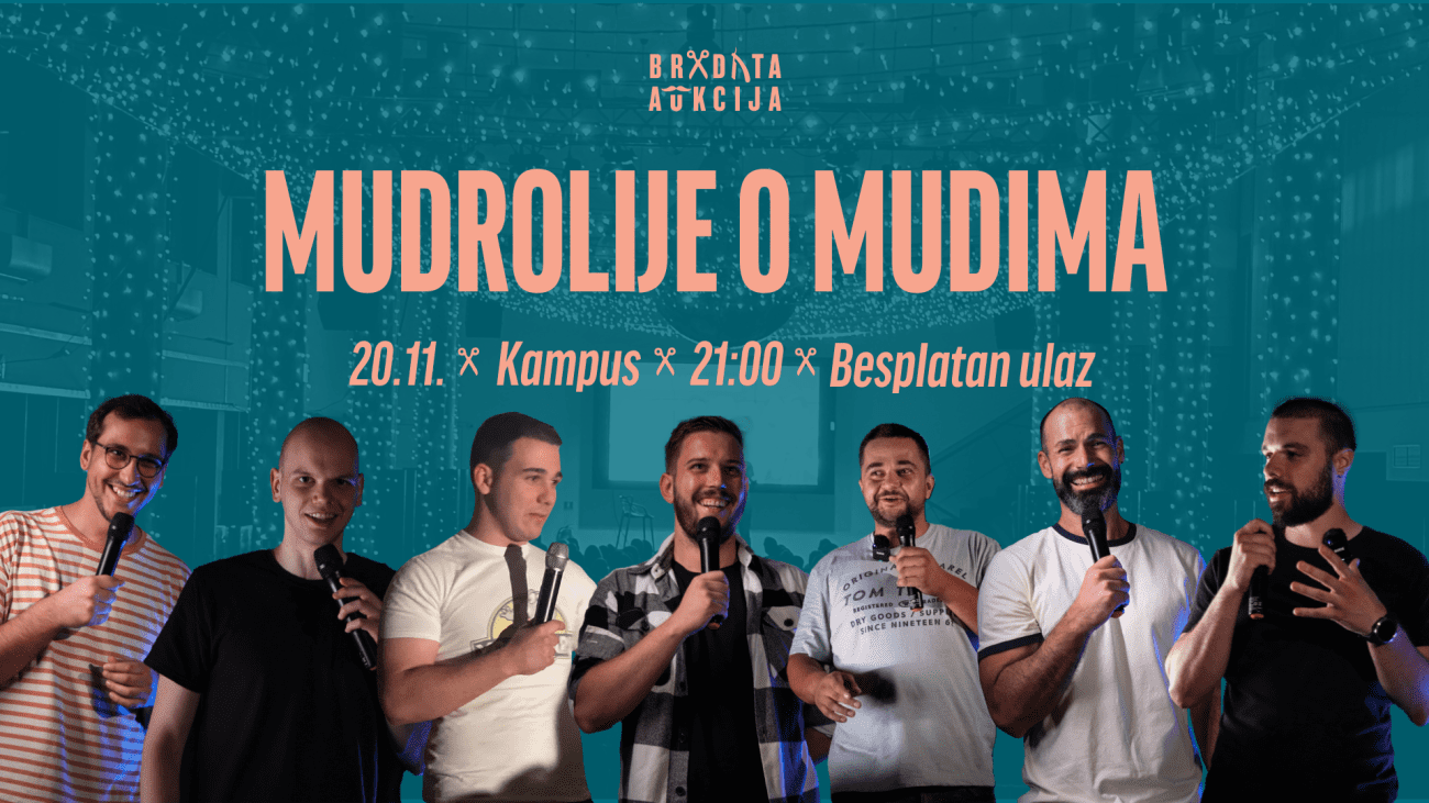 Mudrolije o mudima: Besplatni stand-up za studente na Kampusu