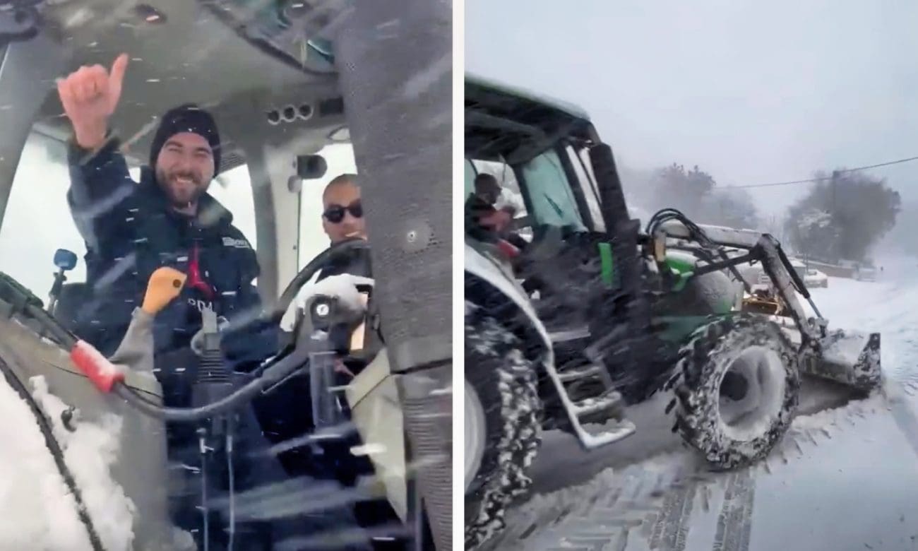 U Aržanu palo preko 30 centimetara snijega koji je zaprijetio vjenčanju. Onda su mladoženja i kum uzeli stvar u svoje ruke