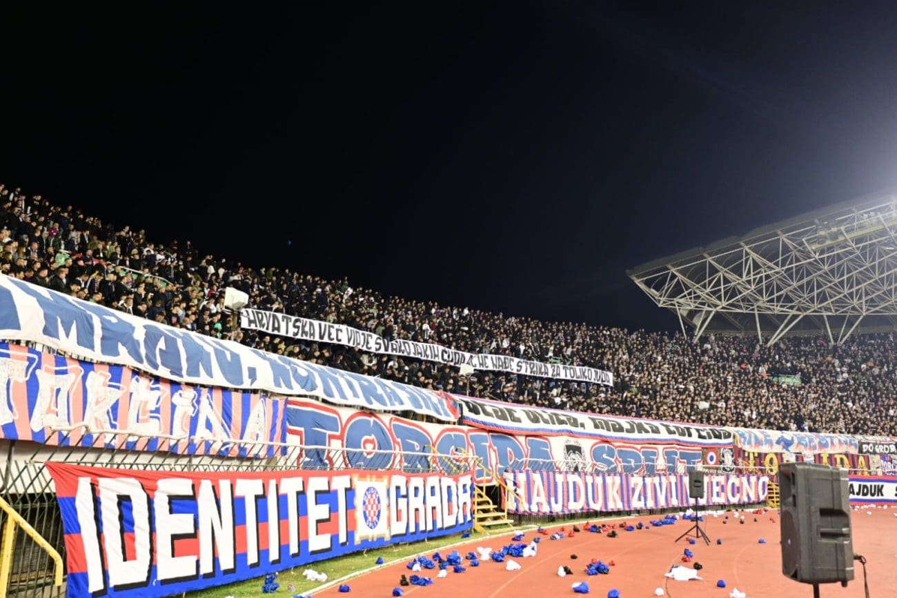 Hajduk poveo već u petoj minuti, pogledajte reakciju stadiona