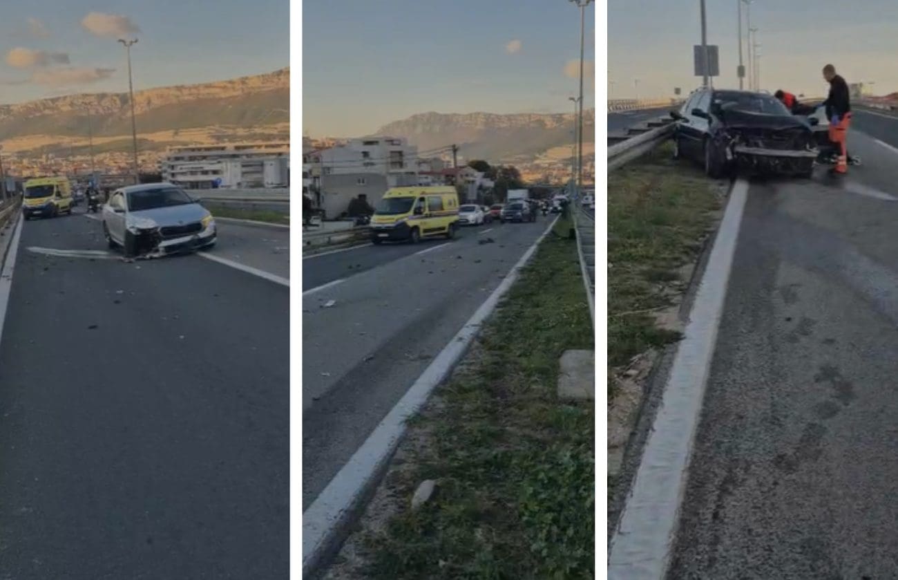 Još jedna nesreća: Sudar dvaju osobnih vozila na Smokoviku. Dvije osobe završile su u bolnici