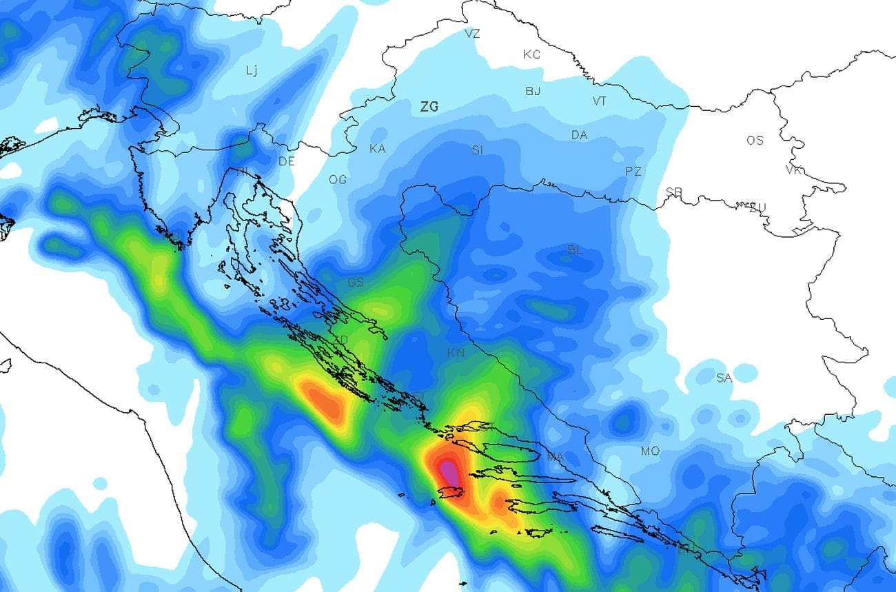 Mislili ste da će prosinac donijeti sunčane dane? Ništa od toga, već sutra obilna kiša u dijelu zemlje