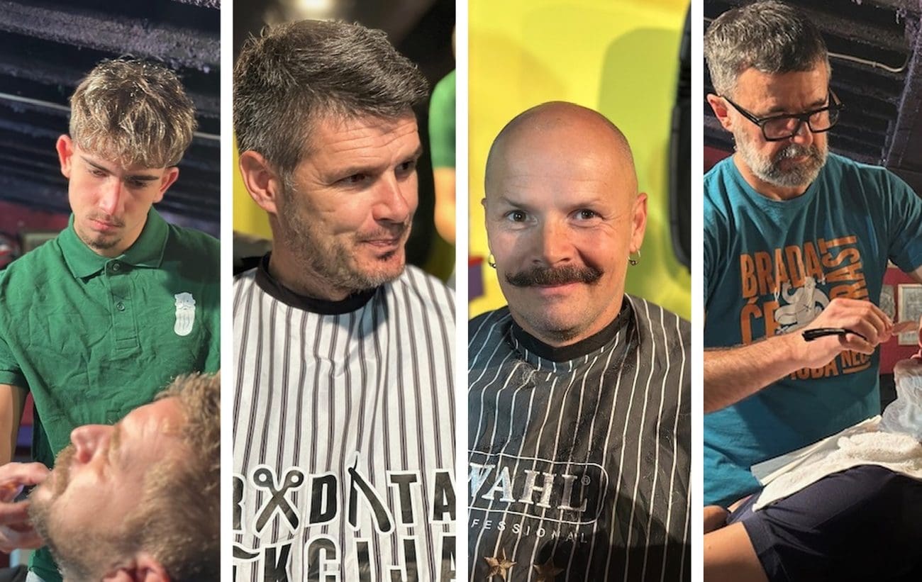 FOTOGALERIJA Omiš ugostio Bradatu aukciju: Britve brijale za muško zdravlje