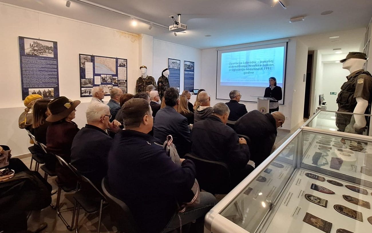 U Splitu održano predavanje o Operaciji Labrador. Dr. Andrijana Perković Paloš: "Bila je propagandni udar na Hrvatsku u borbi za priznanje"