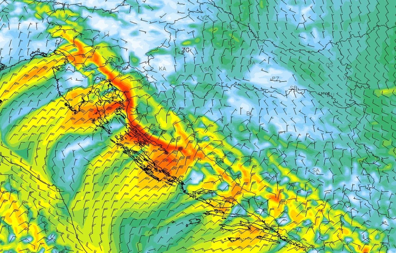 Zadnjih dana je bilo juga, bure, poplava, snijega: Kakvo nas vrijeme čeka za vikend i sljedeći tjedan?