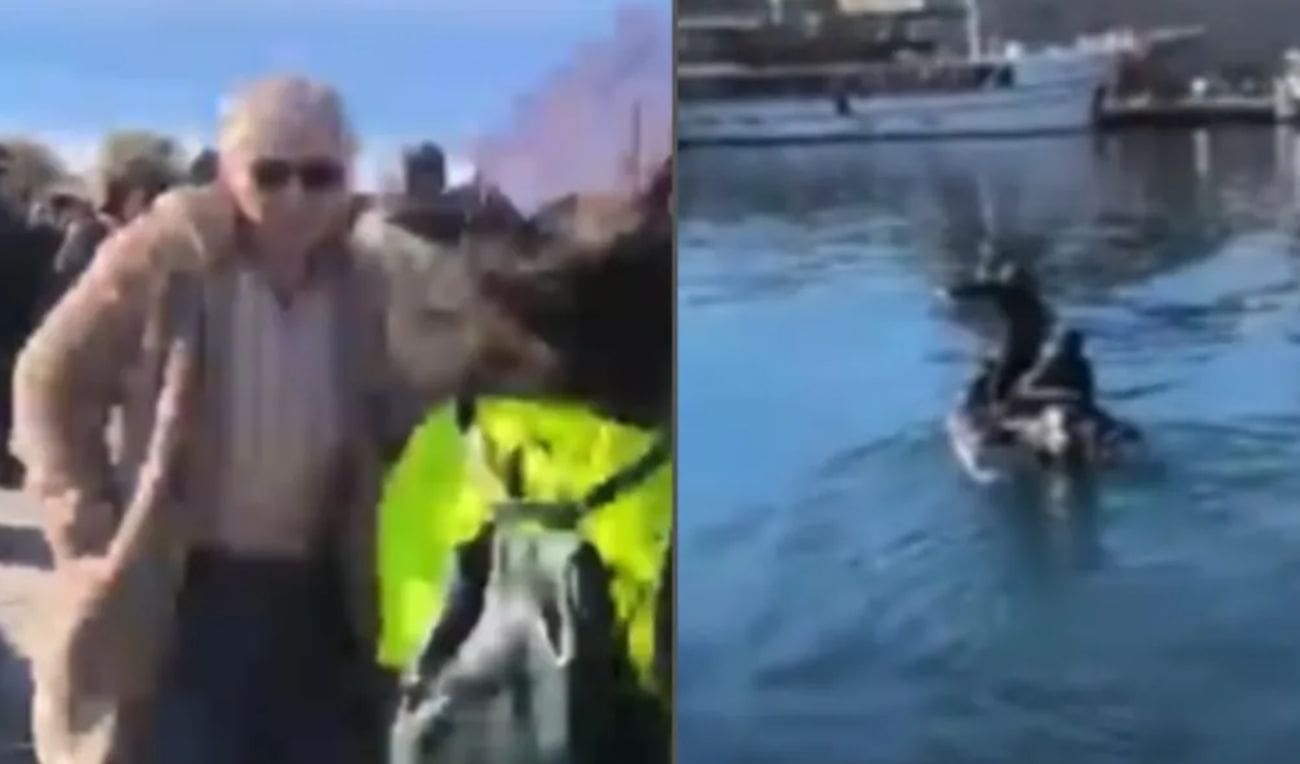 VIDEO Prosvjednici napadnuti bojom na Dalmatinskom maršu