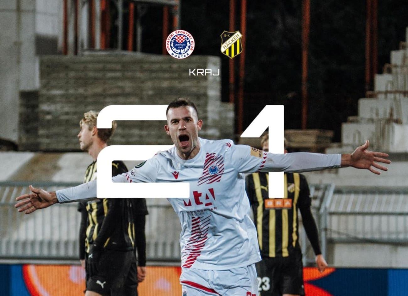 Hercegovina slavi: Zrinjski velikim preokretom srušio Häcken i približio se europskom proljeću