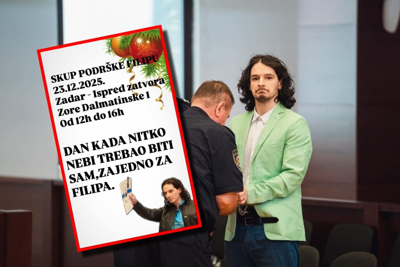 Zašto se organizira skup podrške za Zavadlava? "Za njega je 40 godina zatvora ravno smrtnoj kazni, nadamo se pravdi i istini"