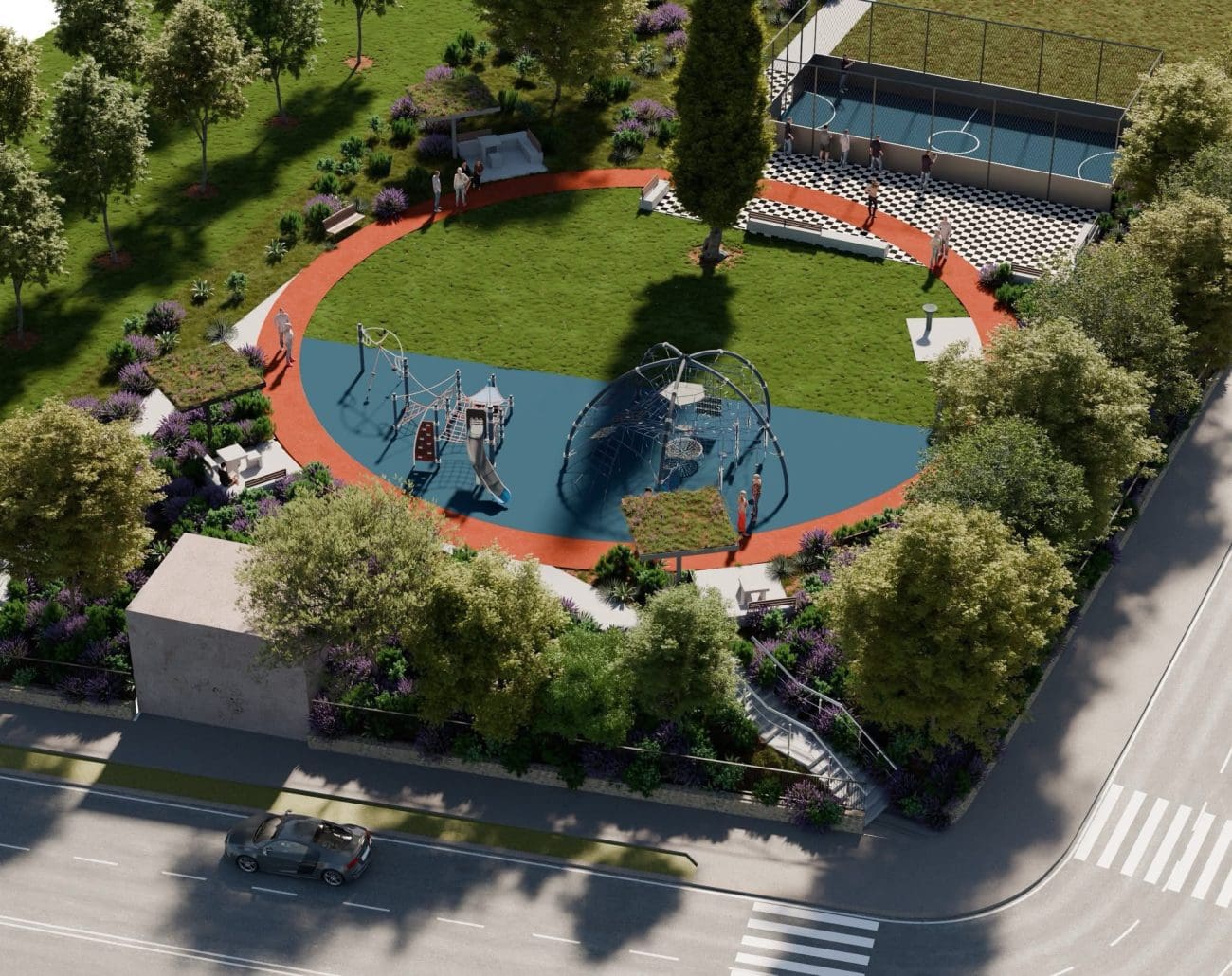 GK Lovret najavio uređenje zelene površine i park s Cageball terenom kod OŠ Skalice