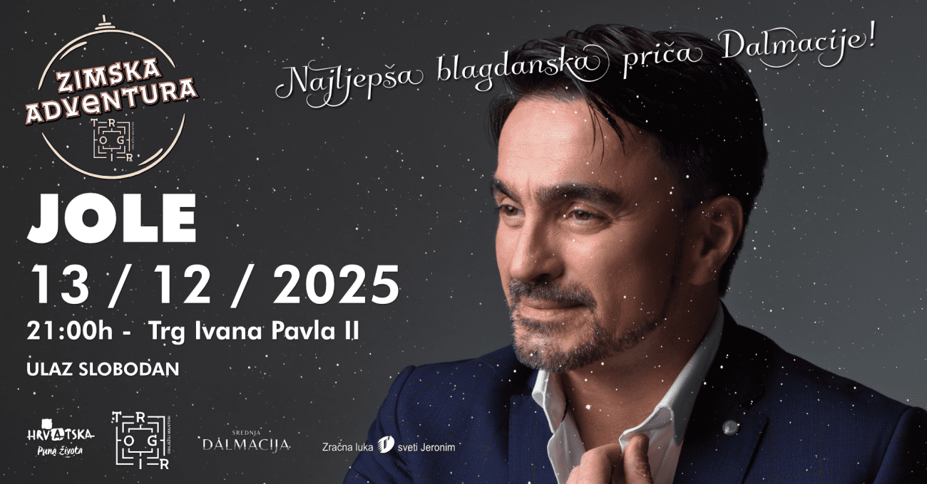 Drugi adventski vikend u Trogiru donosi koncerte Aerodroma i Jole