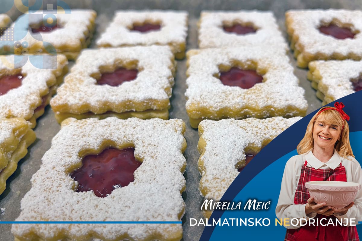 DALMATINSKO NEODRICANJE Ove slastice mogu trajati dugo, linzeri su idalni za to. "Ljude više obraduje tanjur domaćih kolača nego darovi..."
