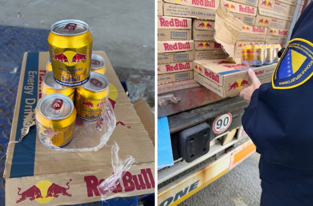 Carinici zaplijenili skoro 70.000 limenki krivotvorenog Red Bulla