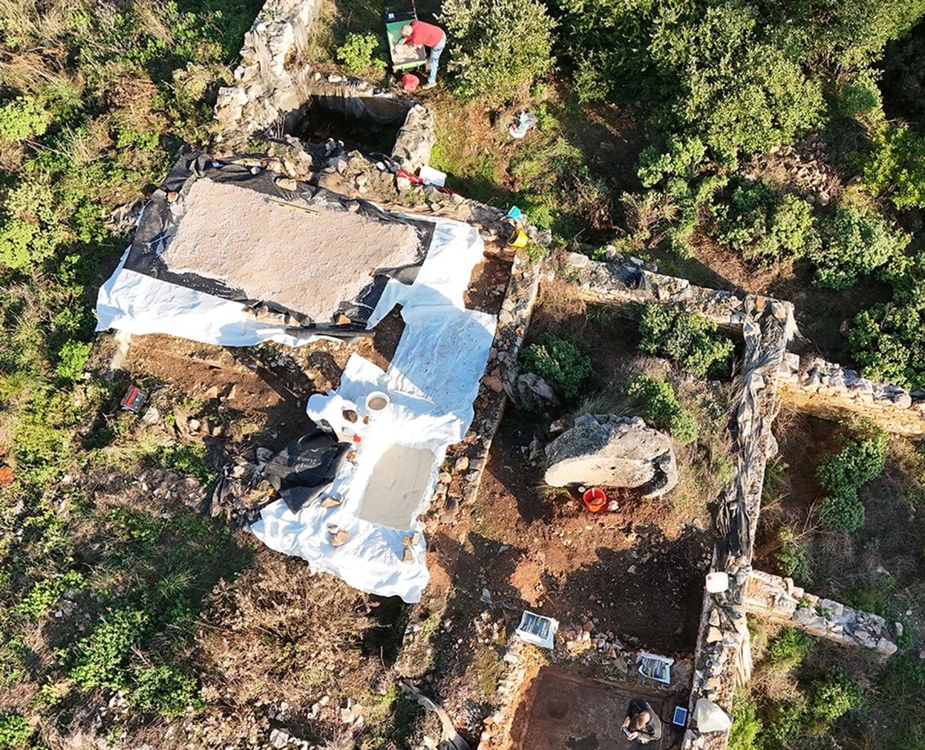 FOTOGALERIJA Na dalmatinskom otoku pokrenuta prva cjelovita zaštita rimske villae rusticae