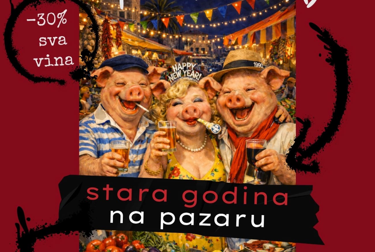 STARA GODINA NA PAZARU Kako se u Splitu zatvara godina – bez pardona, bez šminke i s puno dima