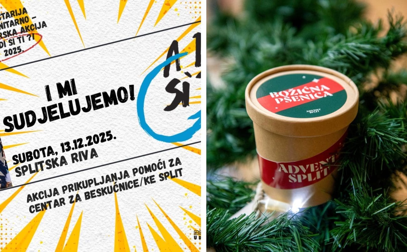 Split se ponovno okuplja za beskućnike: Grad objavio detalje humanitarne akcije "A di si ti?!"