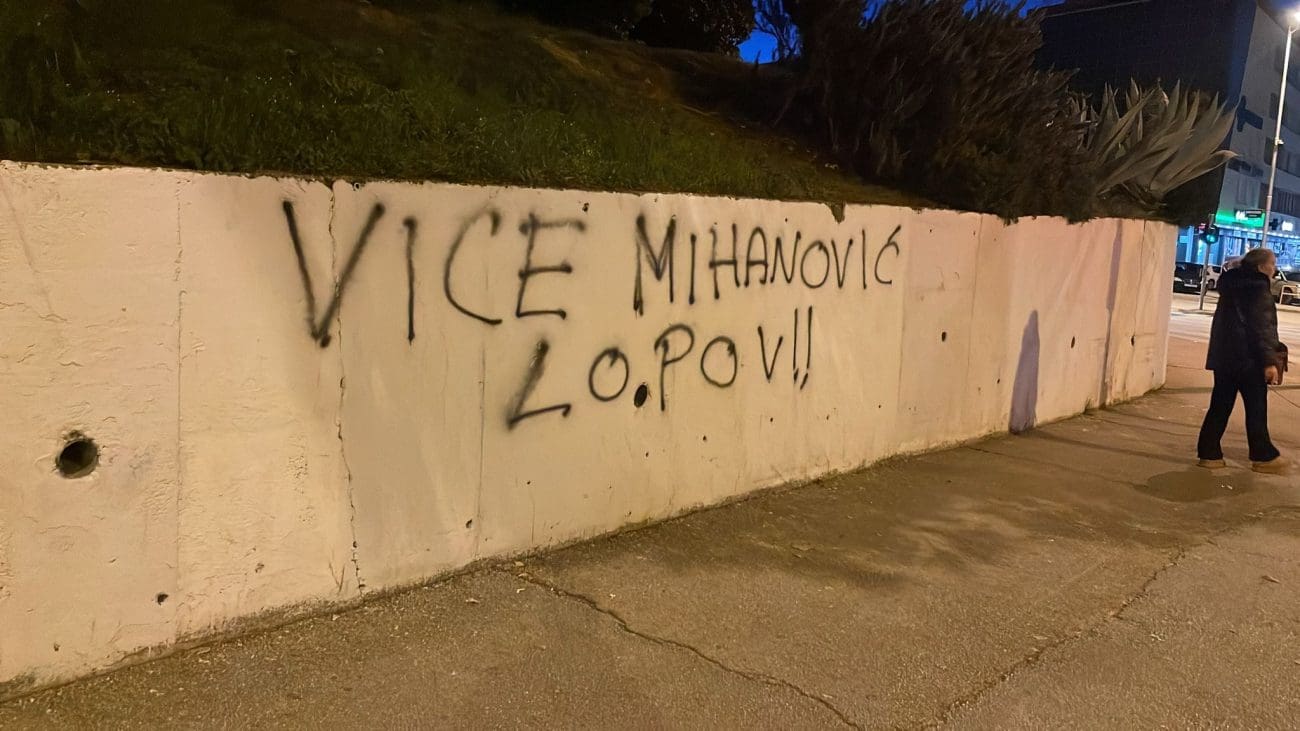 U Splitu osvanuli uvredljivi grafiti o Vici Mihanoviću