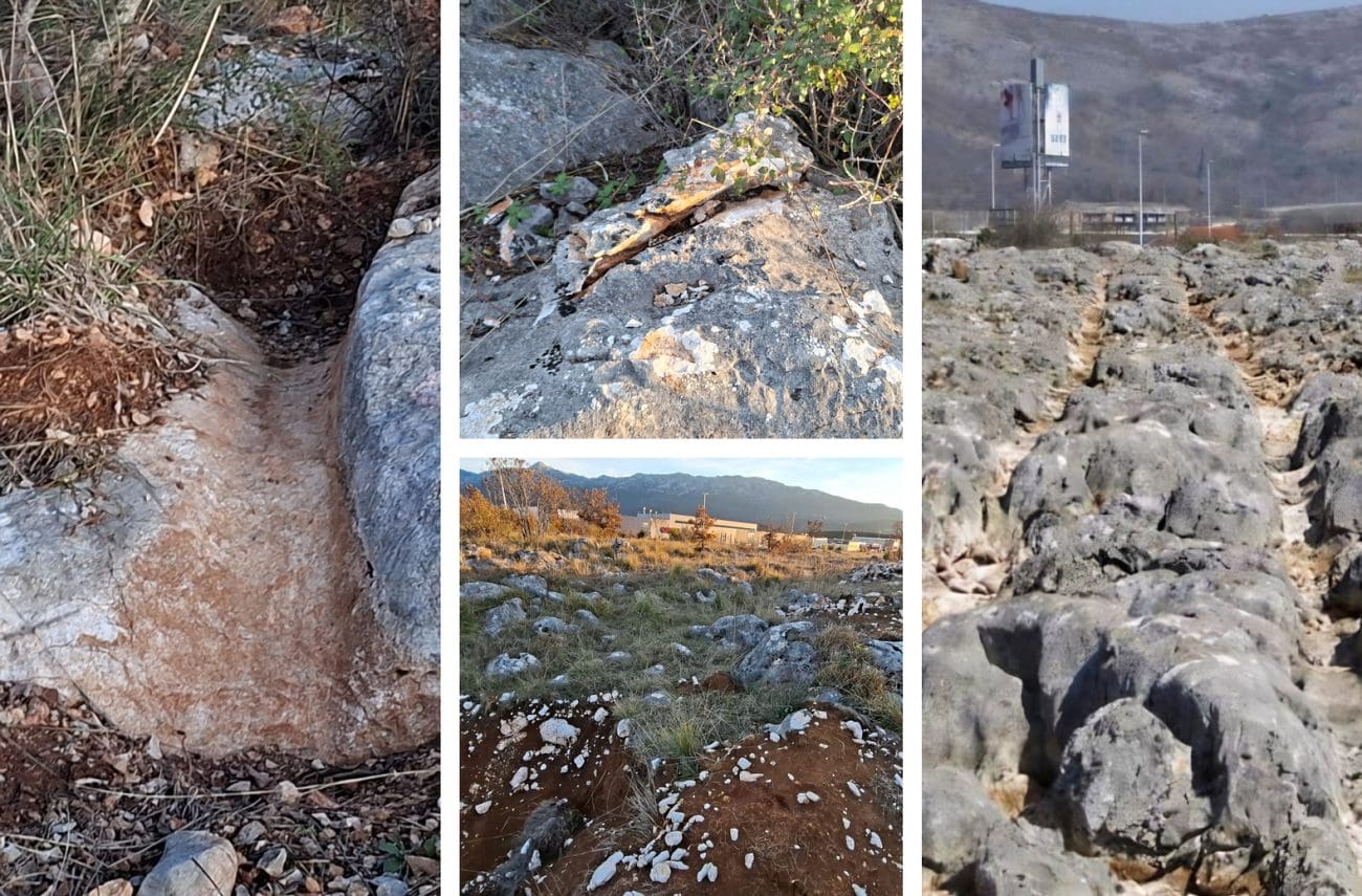 FOTOGALERIJA Bageri uništili 2 tisuće godine staru antičku cestu u zaleđu Splita