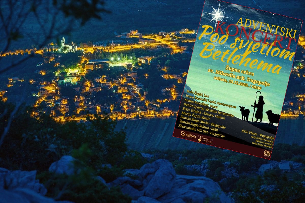 Doživite čaroliju Adventa u Dugopolju: 27. koncert 'Pod svjetlom Betlehema' obećava nezaboravan glazbeni spektakl!