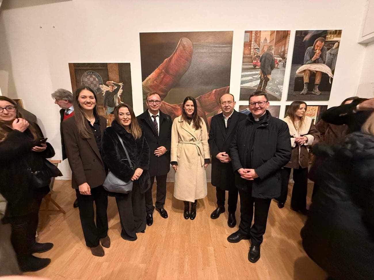 SVEČANO OTVORENJE IZLOŽBE BRANKA MODICA “ŽIVOT POSLIJE ŽIVOTA” U RIMU Primjer izvrsne kulturne suradnje između Splita i Rima