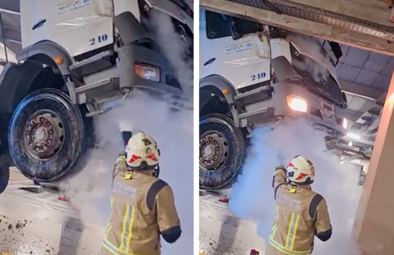 VIDEO Evo kako su splitski vatrogasci spriječili veću katastrofu u jednom trgovačkom centru