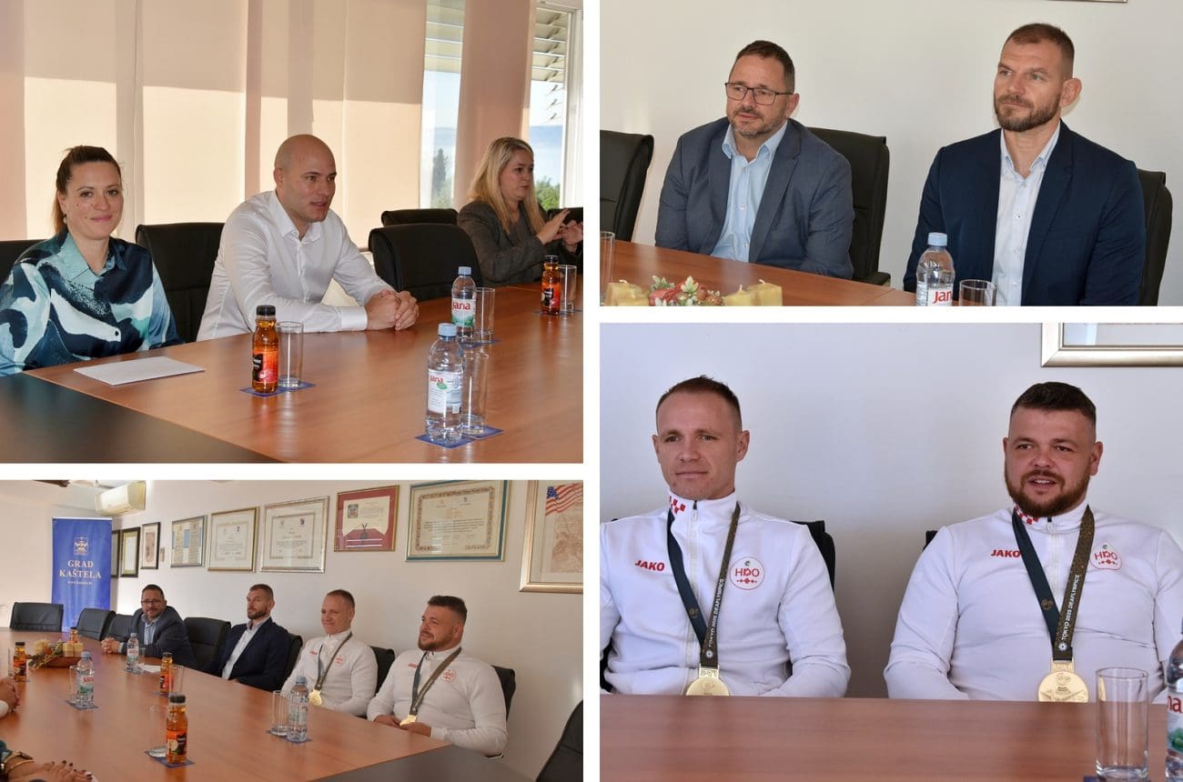 Braća Perak donijela zlato iz Tokija: Kaštelani svečano primljeni nakon velikog uspjeha