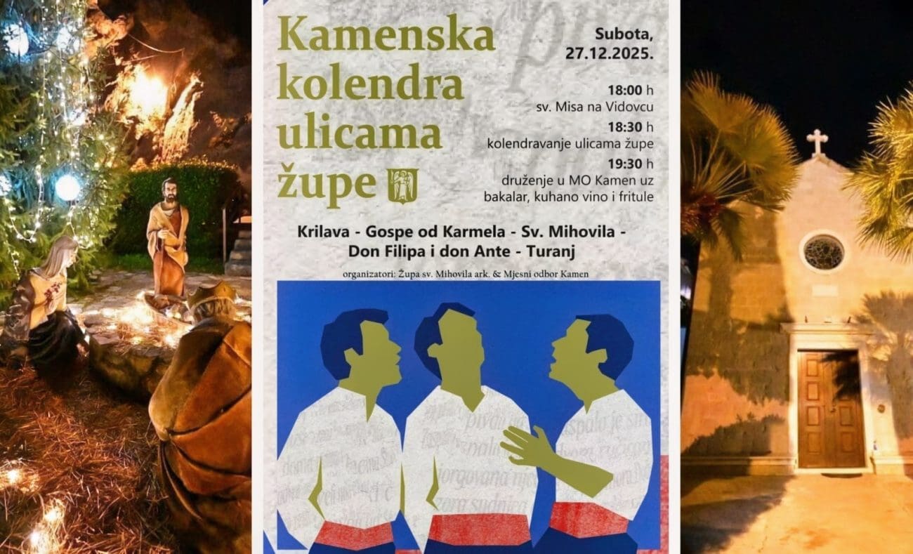 Kamen oživljava duh starih božićnih dana: Kolendravanje, pučki napjevi i blagdansko zajedništvo ponovno ispunjavaju ulice župe