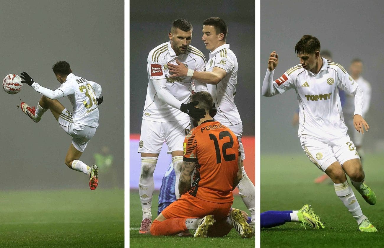 Lokomotiva – Hajduk 1-1: Bijeli se sabrali nakon početnog šoka, vratnice se tresle s obje strane