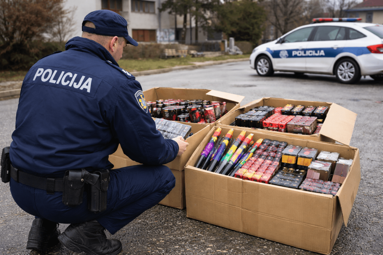Tko je ostavio više od 2.500 pirotehničkih sredstava na ulici?