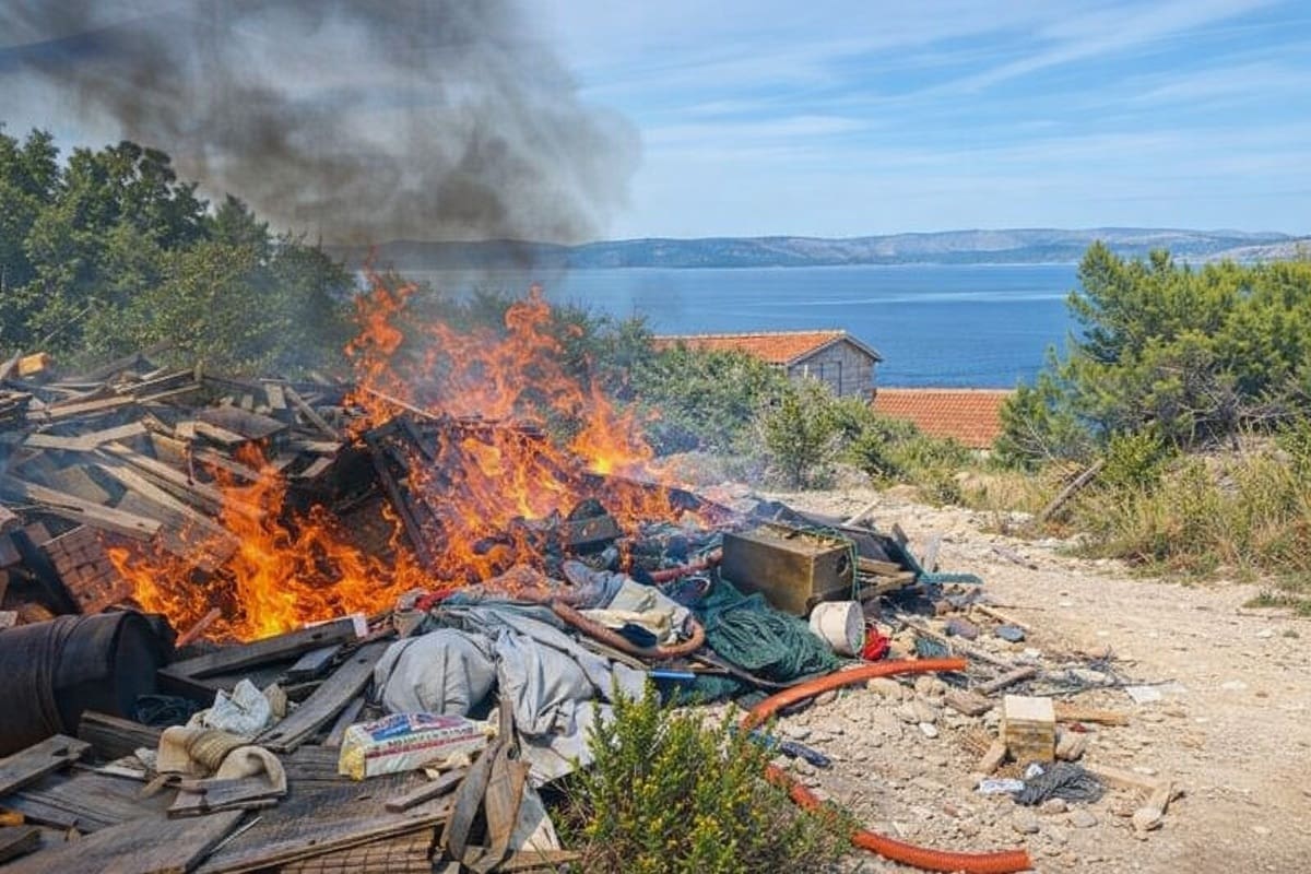Opasna praksa spaljivanja otpada: Tiha prijetnja našem zdravlju i okolišu