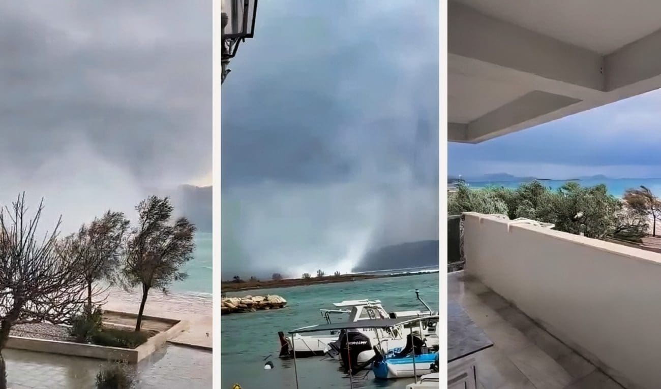 Pijavica stigla s mora i svom silinom "udarila" u naseljeni dio obale: Ovako je izgledalo kada se pojavila