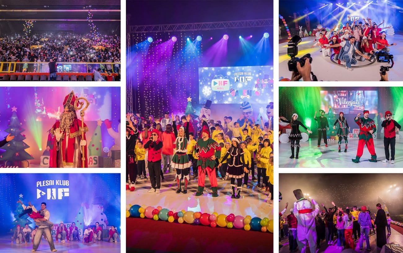 Sinoć se na Gripama dogodio spektakl: Tri desetljeća plesne čarolije uz D’N’F, Čarobne animatore i Klauna Šarenka