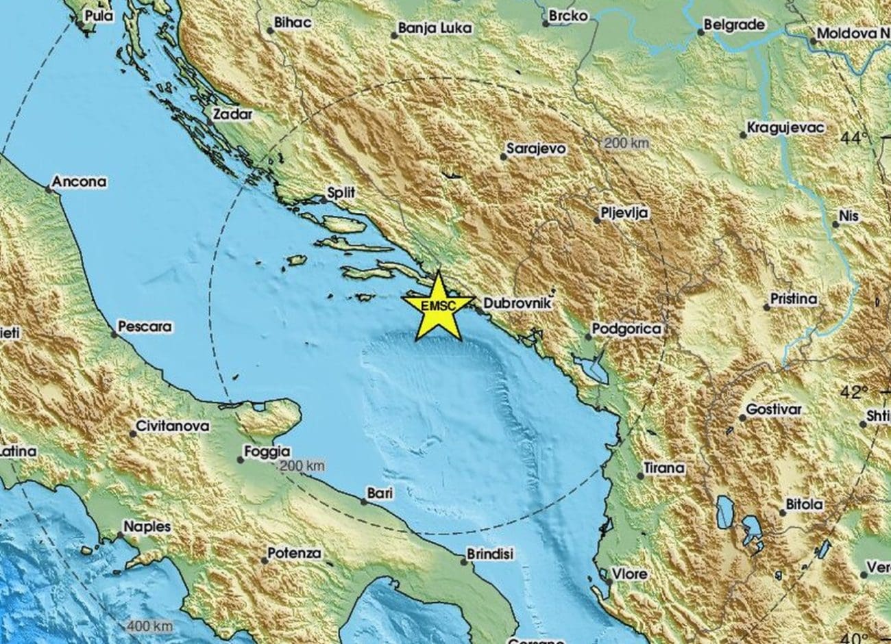 Prilično snažan potres u Dalmaciji, osjetio se u dvije države: "Bome jako al' srećom nije toliko dugo"