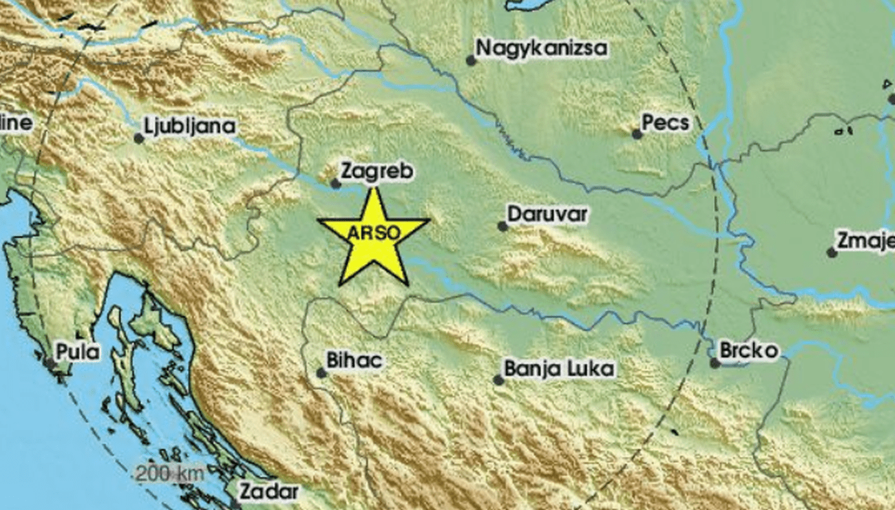Slab potres zatresao Hrvatsku: "Čula se tutnjava i lagani trzaj"