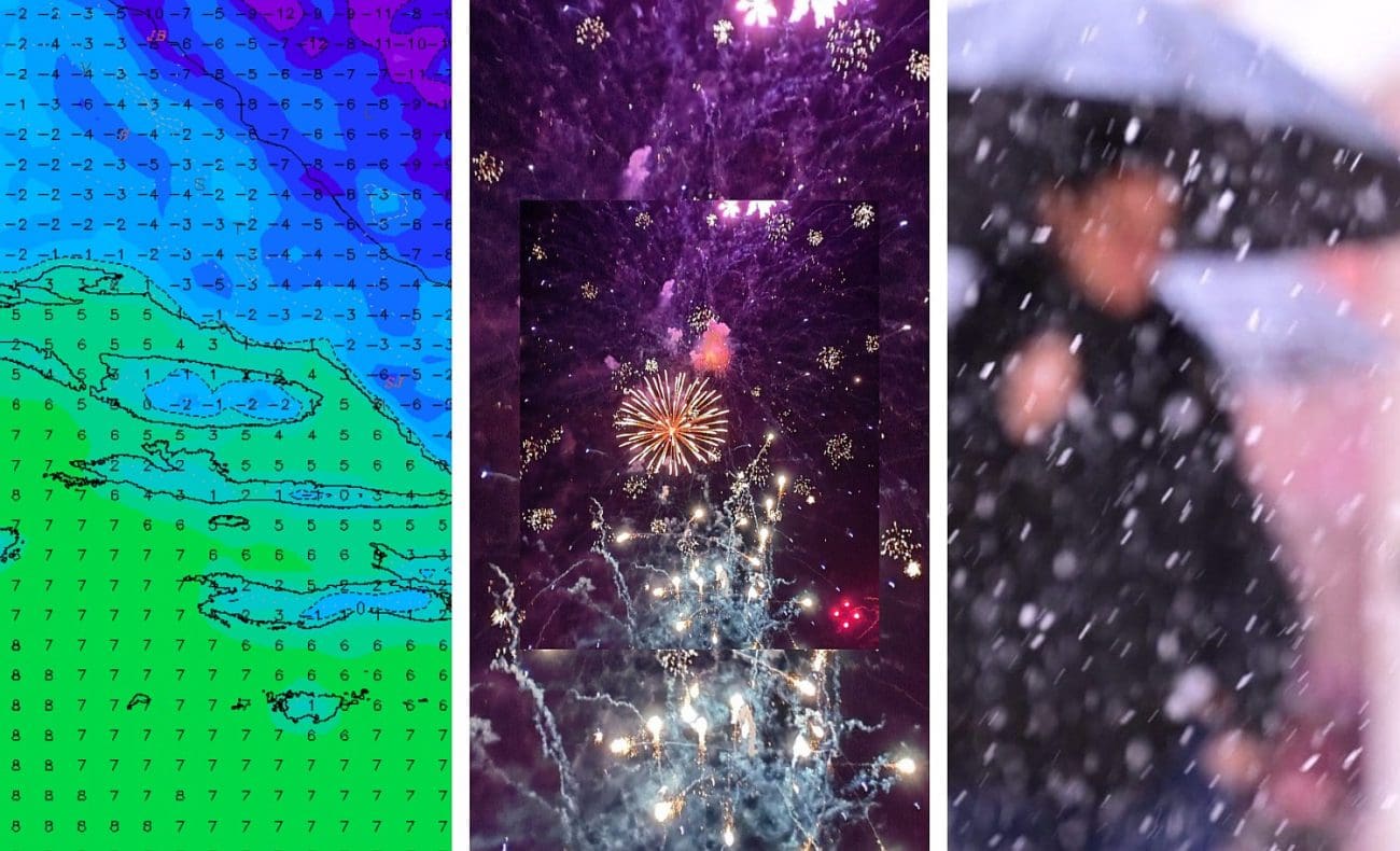 Detaljna prognoza za novogodišnju noć: Čeka nas "ledara", a onda slijedi najjača promjena vremena ove zime. Pročitajte detalje