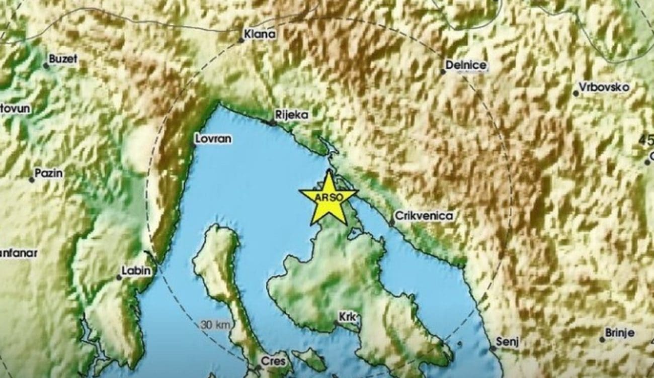 Potres kod Rijeke