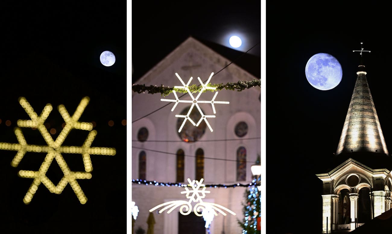 Čarolija nad gradom: Pun mjesec osvijetlio sinjsku noć