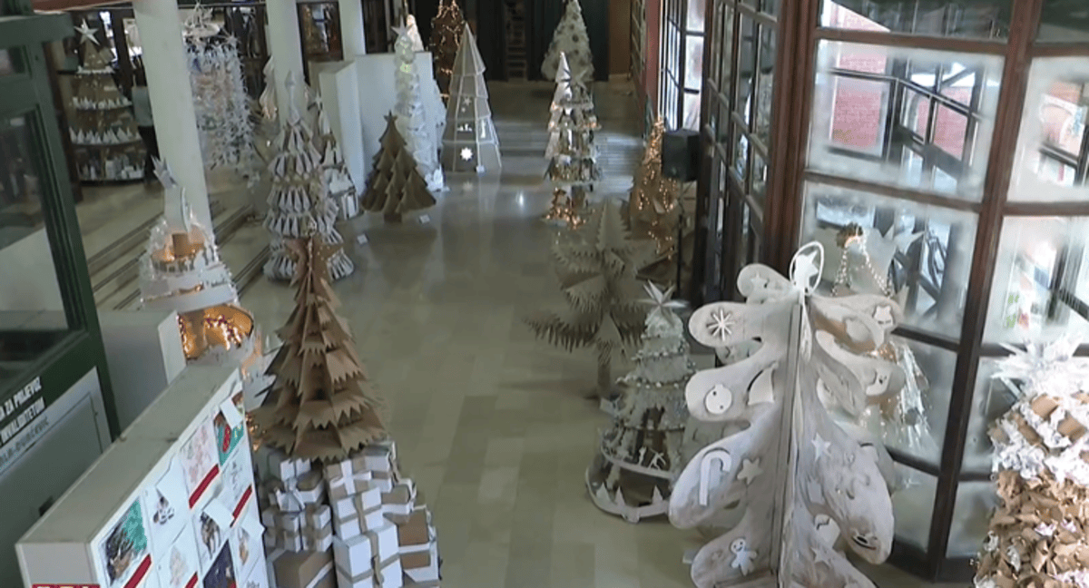 Mladi hrvatski umjetnici očarali internet svojim božićnim borovima: 280 tisuća ljudi očarano radovima učenika