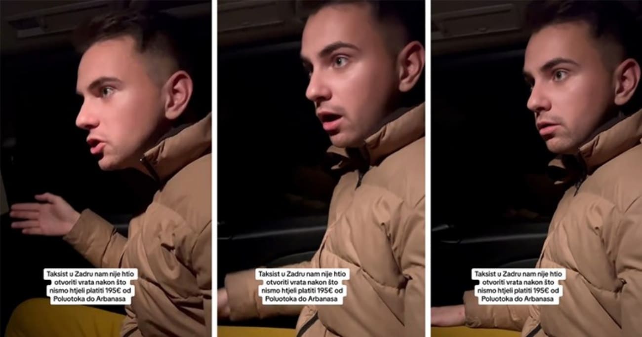 Širi se snimka iz Zadra: Taksist za 3 kilometra vožnje tražio 195 eura?