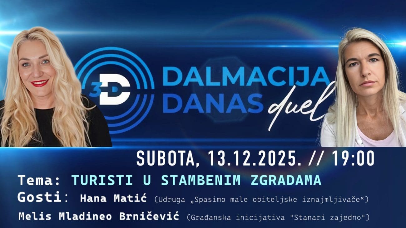 Novi Dalmacija Danas DUEL: Je li turistima mjesto u stambenim zgradama?