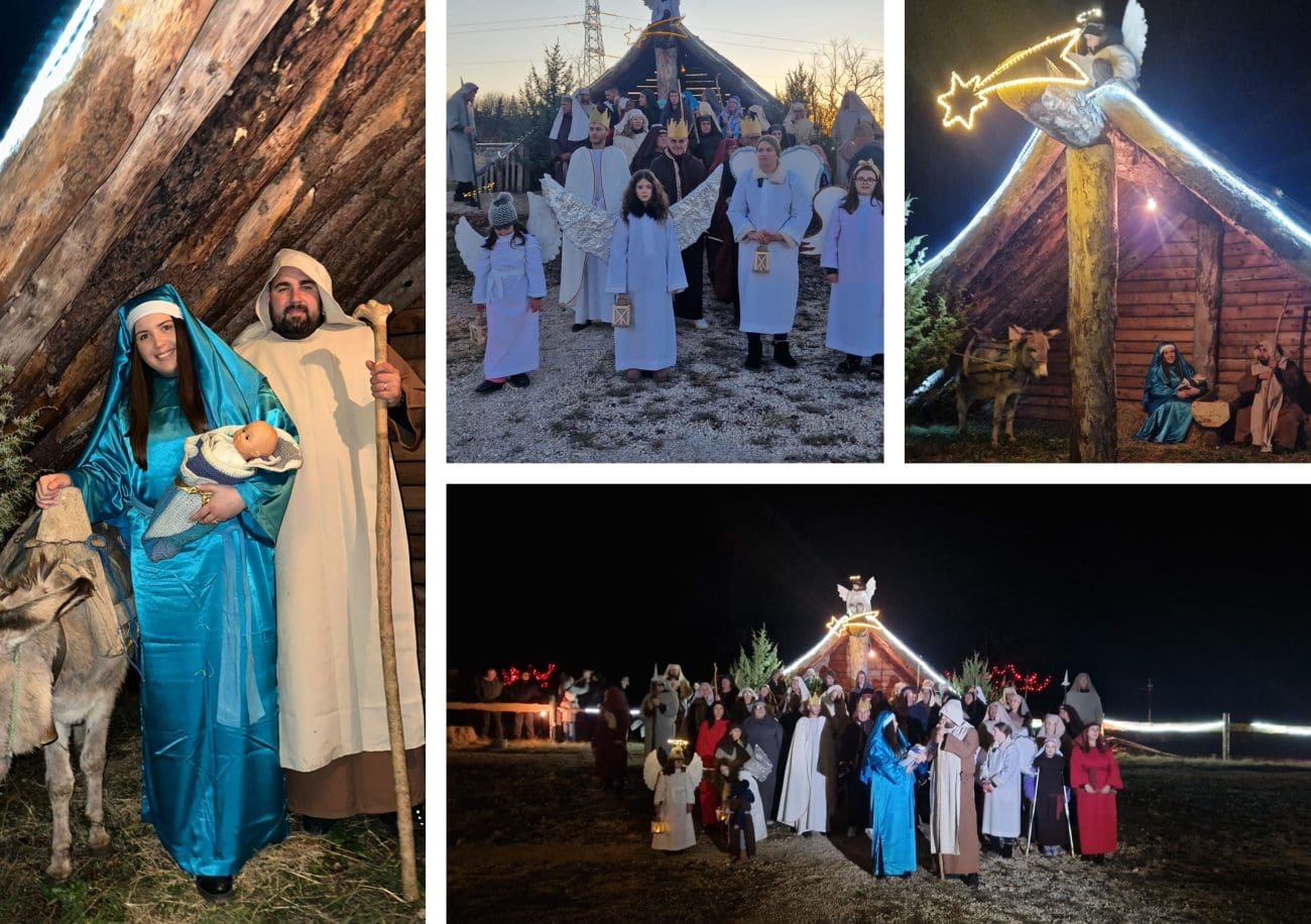 Žive jaslice u Čavoglavama održane u čast Radi Goreti. Pogledajte 'božićno čudo' koje se proteže na tisuću kvadrata