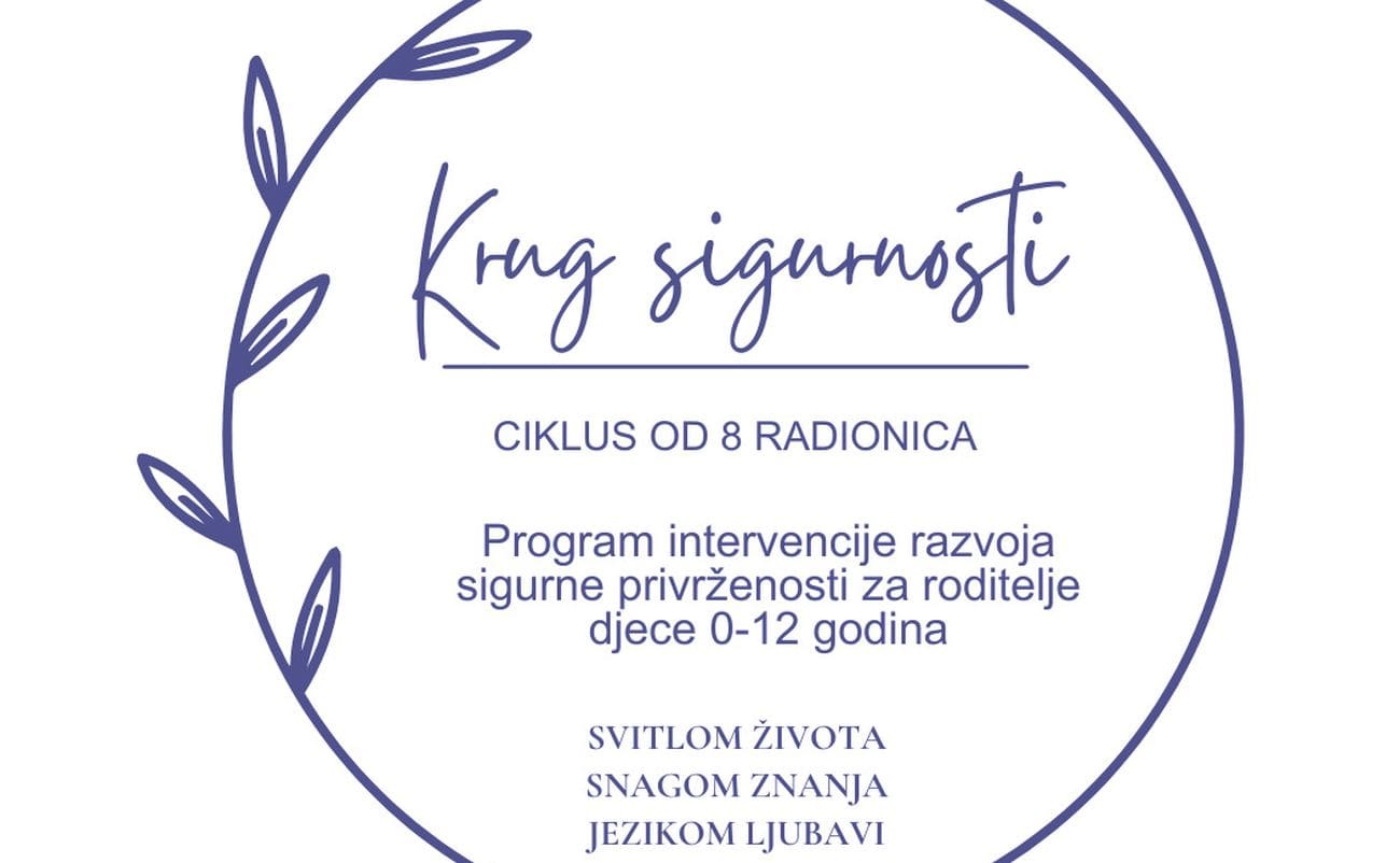 Kako bolje razumjeti dijete? Udruga Tobolac poziva roditelje na besplatan program „Krug sigurnosti“