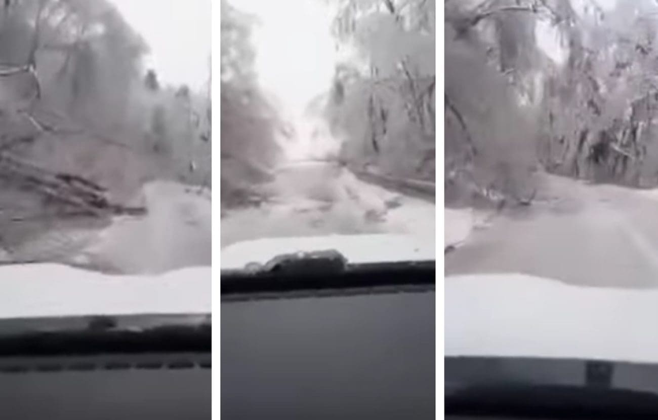 VIDEO Ledena kiša lomi stabla, Dalmacija "puca po šavovima" od hladnoće: Od -2 do 16°C, stiže bura i poledica