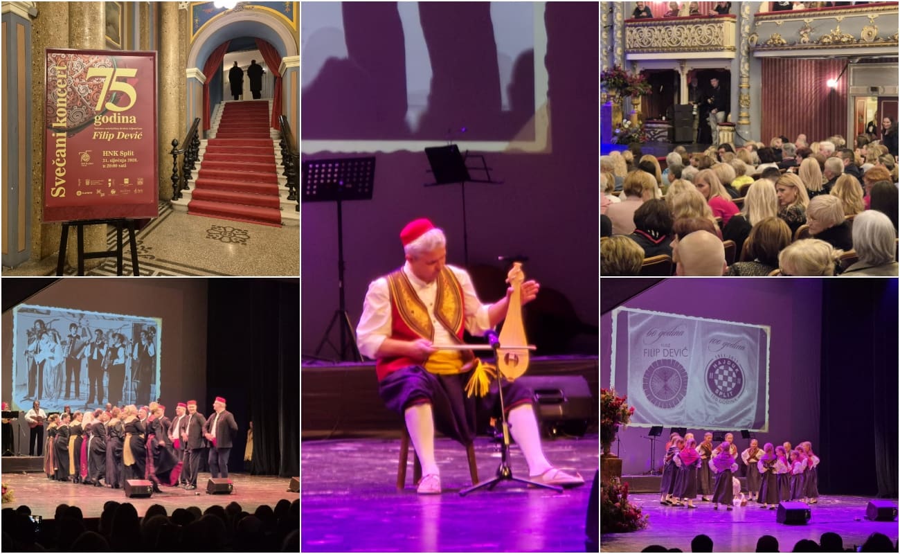 Pun HNK u čast 75 godina KUDŽ Filip Dević: Tražilo se mjesto više, Splićani u publici i zapjevali