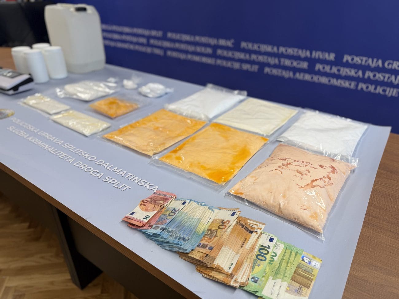 Spektakularna akcija splitske policije: Zaplijenjeno 19 kilograma droge