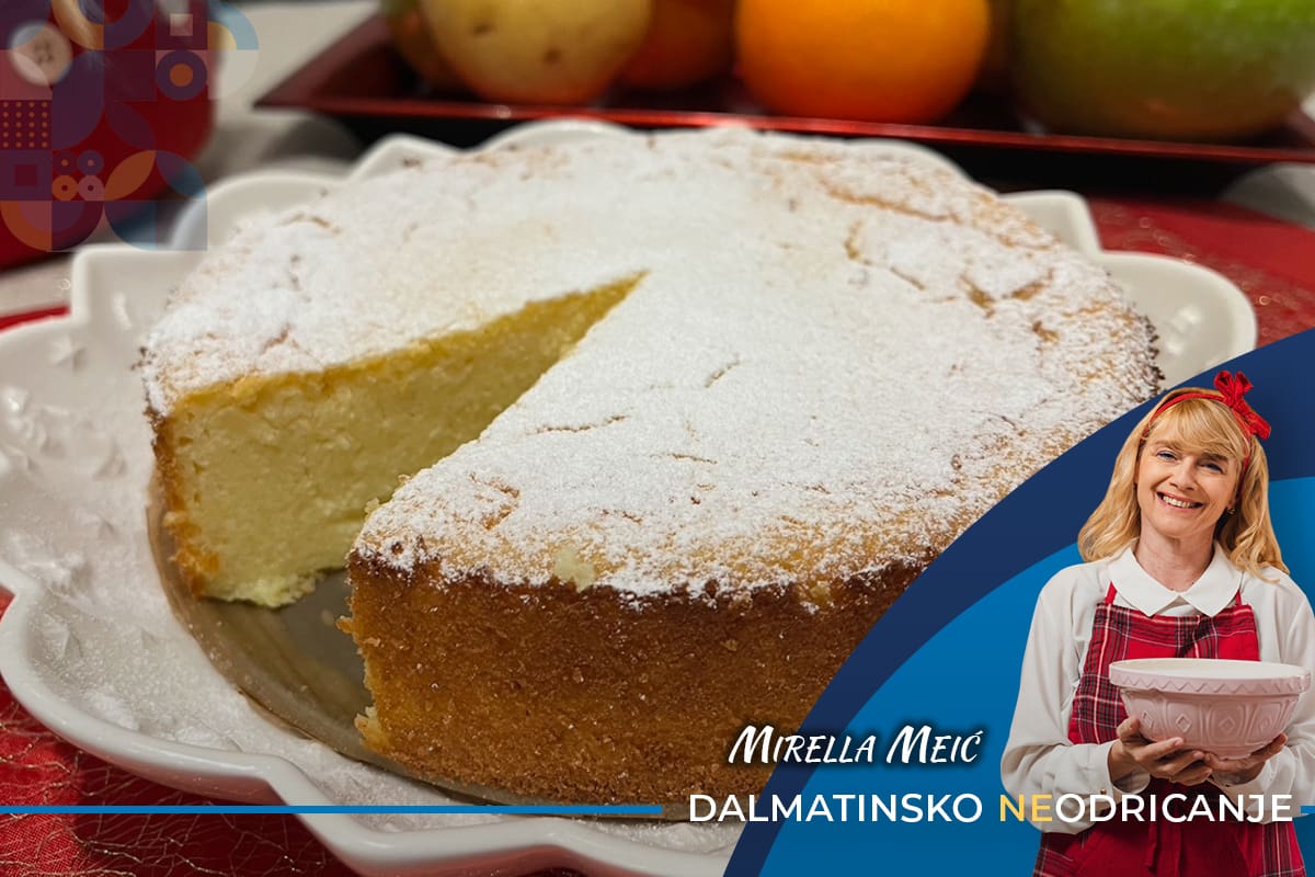 DALMATINSKO NEODRICANJE Mnogima je vrijeme za dijetu, a ova slastica je idealna za "varanje": Torta od griza, ricotte i agruma će vas oduševiti
