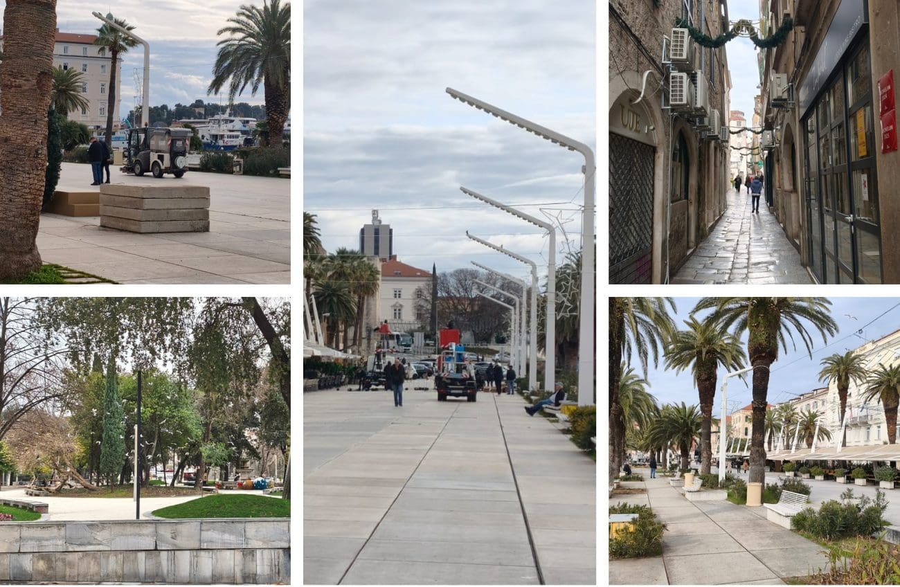 Aktivno se uklanjaju božićni ukrasi u Splitu. Nakon demontaže kreće modernizacija rasvjete: "Uštedit će se ogromne cifre"