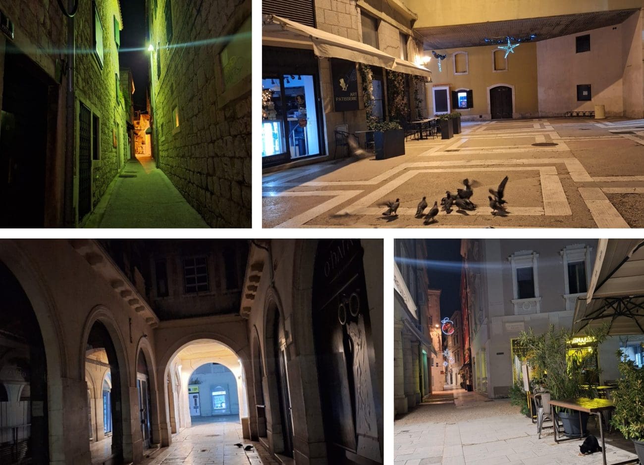 Večeras je u Splitu osjet hladnoće -6. Centar grada potpuno prazan