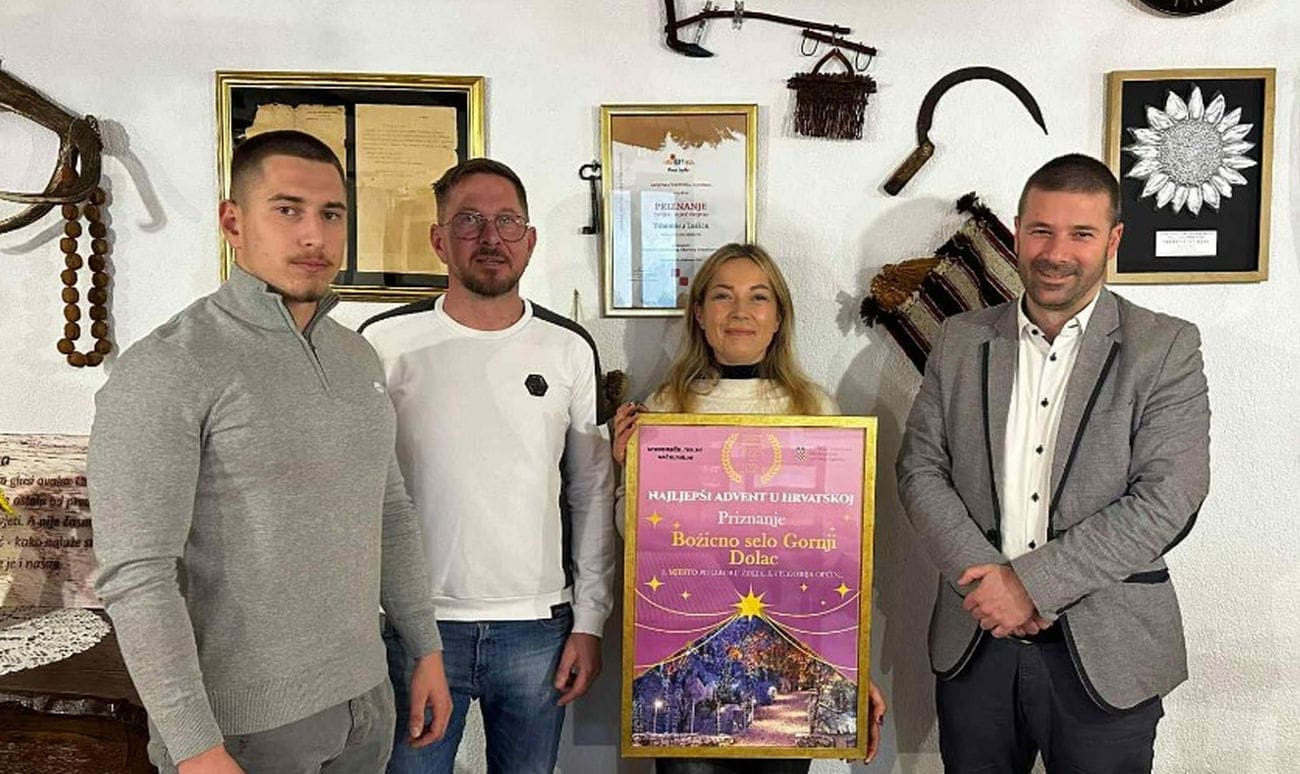 Plaketa "Najljepšeg adventa u Hrvatskoj" otišla Božićnom selu Gornji Dolac