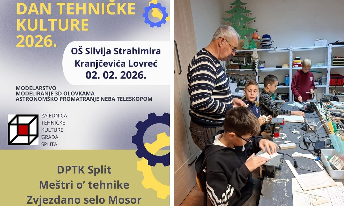 Lovreć: Dan tehničke kulture 2. veljače u OŠ Silvija Strahimira Kranjčevića