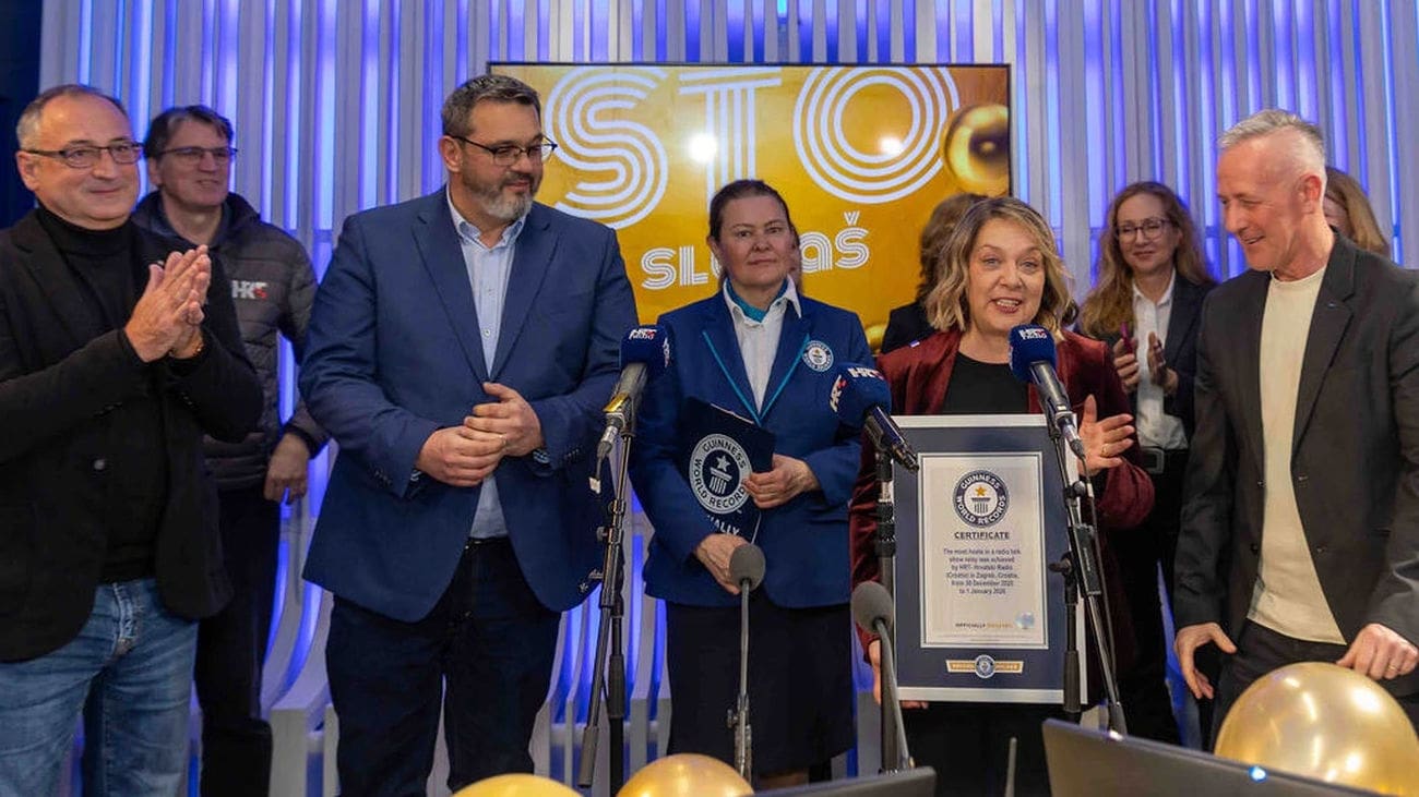 Hrvatski radio na svoj 100. rođendan srušio Guinnessov rekord