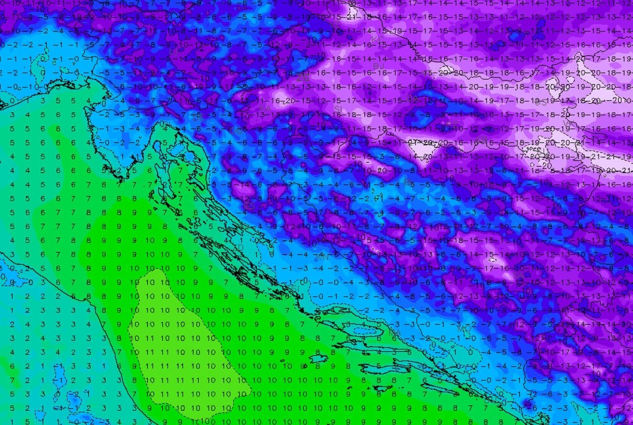 Dosta vam je zime? Najhladniji dani tek dolaze, a već sutra kiša i snijeg